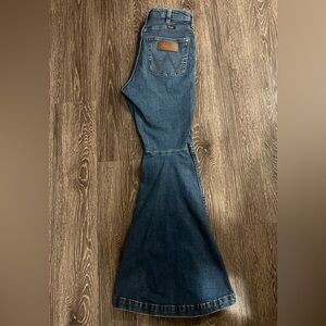 Wrangler Dark Blue Flare Jeans